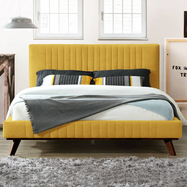 Union Rustic Telles Upholstered Standard Bed & Reviews Wayfair